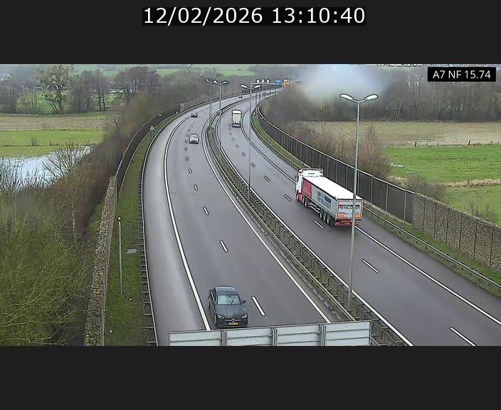 Caméra trafic Luxembourg - A7, Tunnel Mersch, entrée nord, direction Lorentzweiler