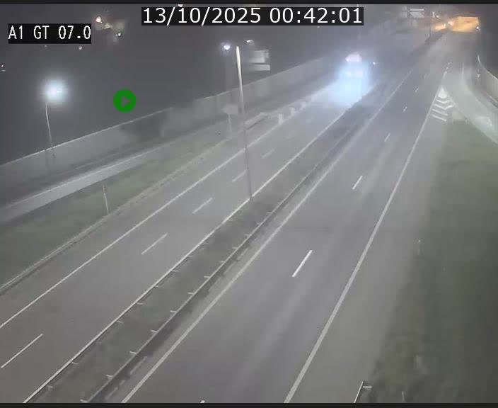 Traffic live webcam Luxembourg Cents - A1 direction Kirchberg - BK 7