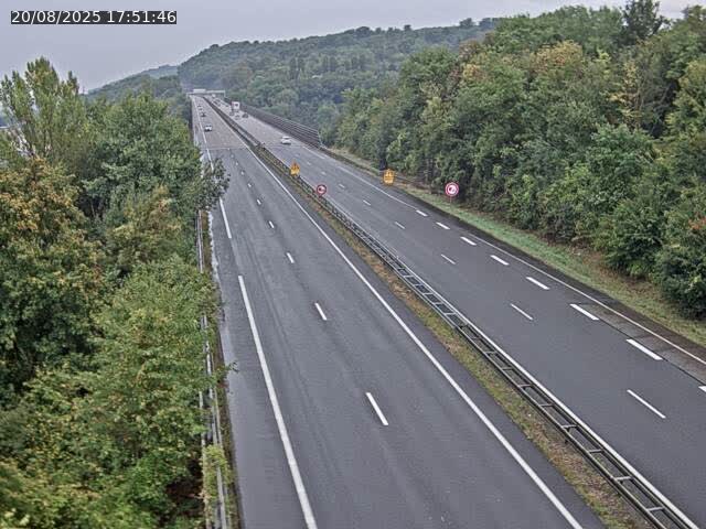 Caméra autoroute France - A30, Hayange direction Metz