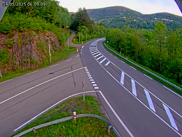 Caméra autoroute France - N66, col du Bussang direction Remiremont