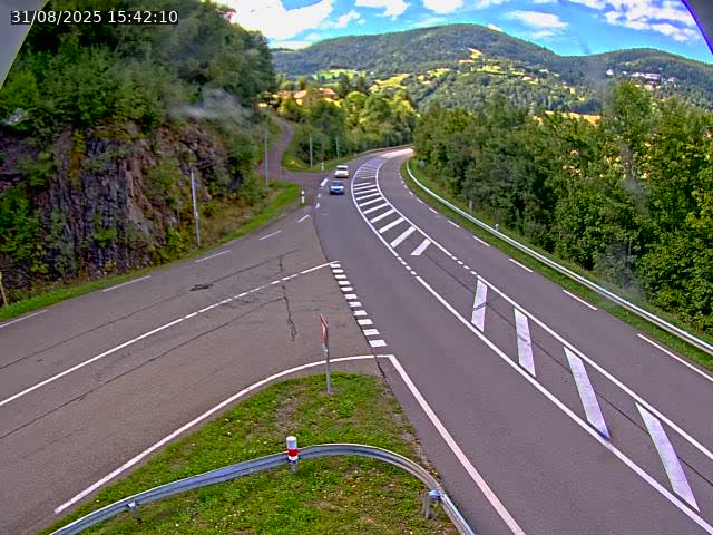 Caméra autoroute France - N66, col du Bussang direction Remiremont