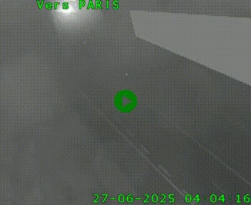 Caméra routière sur l'autoroute A20 à Saint-Pardoux-l'Ortigier, à la jonction avec l'A89. Vue orientée vers Paris