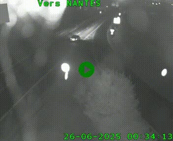 Webcam N147 au nord de Poitiers et à la jonction avec la A10