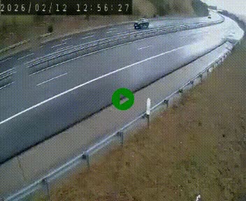 Caméra autoroutière France - A75, Engayresque, entre Millau et Séverac-le-Chateau, en direction de Montpellier