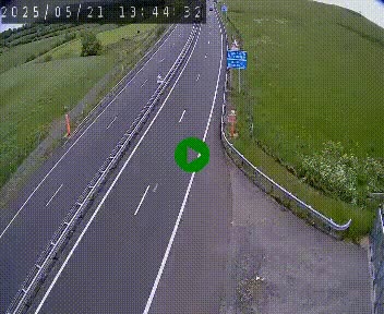 Caméra autoroute A75 à hauteur du col de la Fageole en direction de Clermont-Ferrand