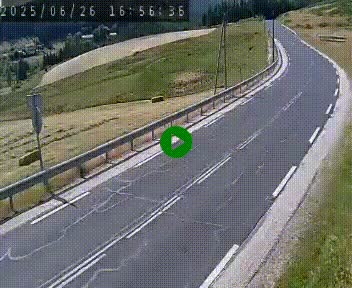 Webcam routière au niveau du col de la Chavade en Ardèche, sur la N102 à 1266 mètres d'altitude