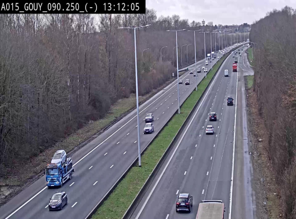 Webcam autoroute Belgique - Gouy-lez-piéton - E42 - BK 90.3