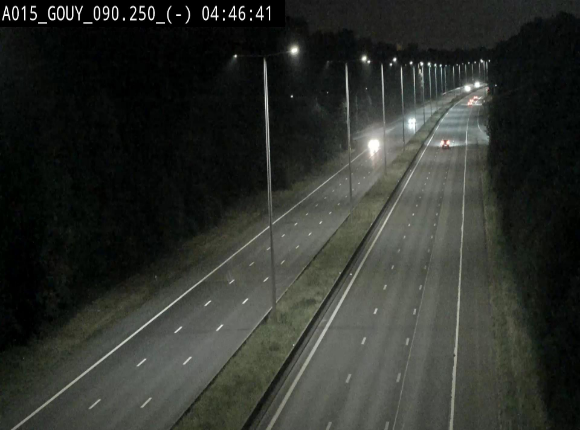 Webcam autoroute Belgique - Gouy-lez-piéton - E42 - BK 90.3