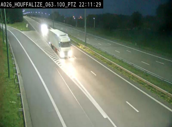 Caméra autoroute Belgique - Houffalize, E25 direction Liège