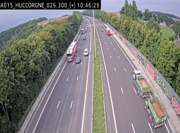 Webcam autoroute Belgique - Viaduc de Huccorgne - E42 