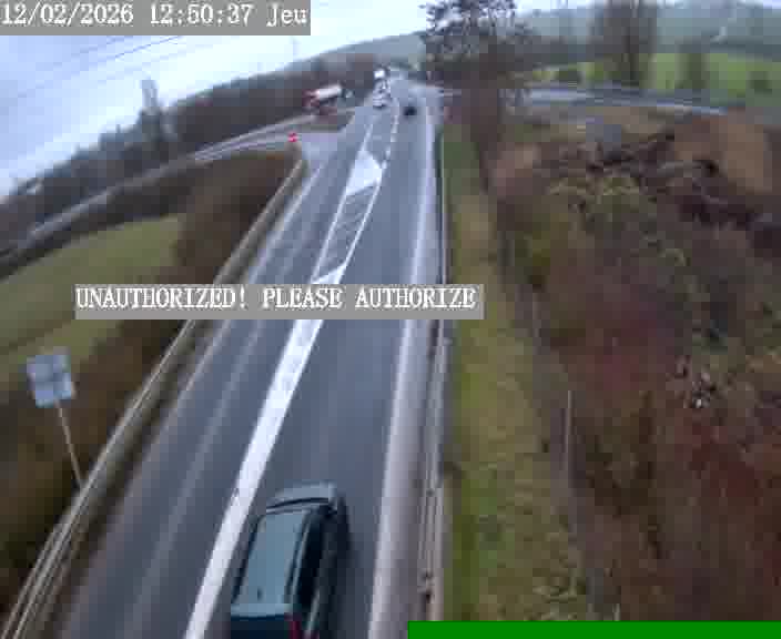 Point de vue trafic déployé sur D181a (France) à Sainte Marie aux Chênes, regardant vers Homecourt, aidant conducteurs et services à anticiper les flux.