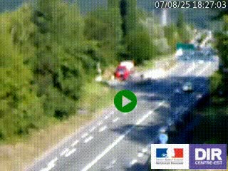 Webcam info trafic à proximité de Vizille sur la N85, au niveau du point de vue du Saut du Moine à Champagnier
