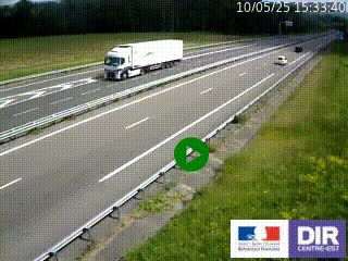 Webcam autoroute sur l'A77 à hauteur de Pouilly-sur-Loire en direction de Nevers