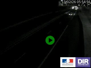 Caméra autoroutière sur l'A47 à hauteur de Givors, a proximité de Lyon. La webcam est orientée vers Lyon