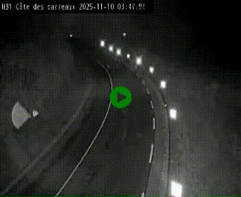 Webcam en haut de la Côte des Carreaux sur la N31 à Avesnes-en-Bray. Vue orientée vers Rouen