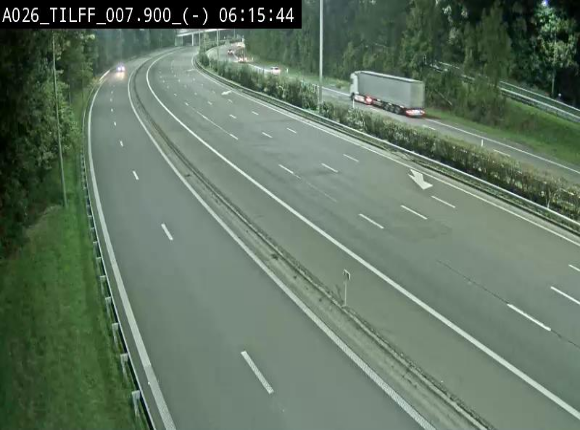 Webcam autoroute A26/E25 à Esneux, en Belgique en direction Luxembourg - BK 7.9