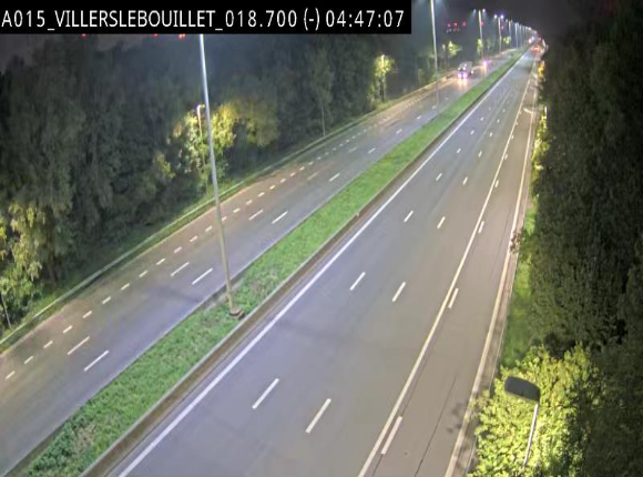 Webcam autoroute Belgique - Villers-le-Bouillet - E42 direction Liège - BK 18.7