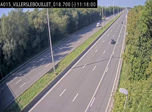 Webcam autoroute Belgique - Villers-le-Bouillet - E42 direction Liège - BK 18.7