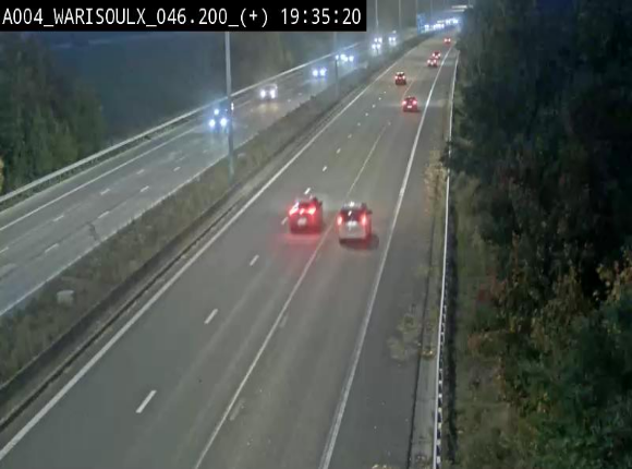 Webcam autoroute Belgique - Warissoulx - E411 - BK 46.2