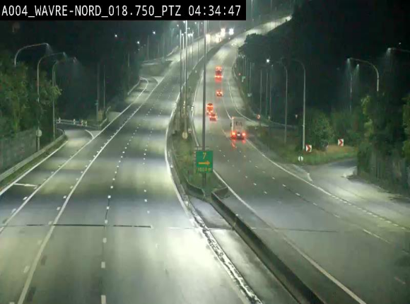 Webcam traffic E411(A4) - BK 18.7 - Bierges (Wavre Nord)