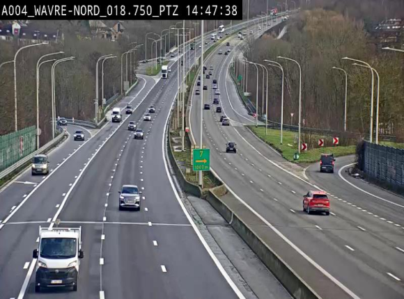 Webcam traffic E411(A4) - BK 18.7 - Bierges (Wavre Nord)