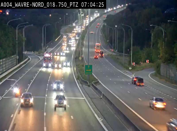 Webcam traffic E411(A4) - BK 18.7 - Bierges (Wavre Nord)