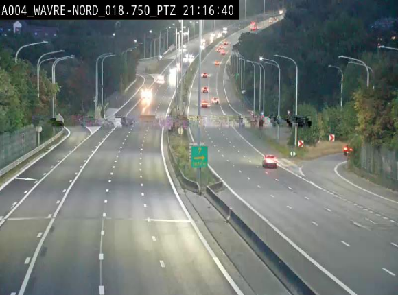 Webcam traffic E411(A4) - BK 18.7 - Bierges (Wavre Nord)