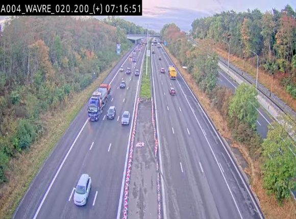 Webcam @ Wavre-sud KP 19.6, A4/E411