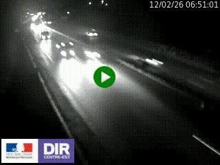 Webcam routière à Saint-Etienne-Terrenoire sur la RN88 avant la jonction entre l'A72 et le Boulevard Périphérique de Saint-Etienne