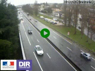 Webcam routière à Le Chambon-Feugerolles sur la RN88 entre Firminy et Saint-Etienne