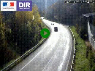 Caméra trafic sur la N90 à Bourg-Saint-Maurice, en provenance d'Aoste et en direction d'Albertville