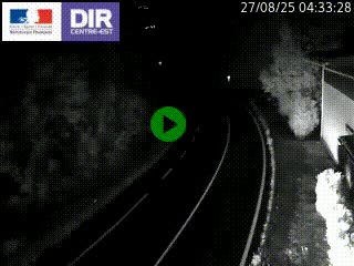 Caméra trafic sur la N90 à Bourg-Saint-Maurice, en provenance d'Aoste et en direction d'Albertville