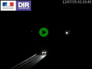 Caméra trafic à Meylan sur la Rocade-Sud de Grenoble en direction d'Aix-en-Provence
