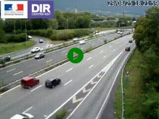 Caméra routière à hauteur de la sortie 15 Chambéry-centre au PK 4,103 en direction d'Albertville