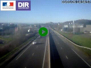 Caméra autoroute à Saint-Etienne (Les Littes) à hauteur du Ikea Saint-Etienne sur l'A72 en direction de Roanne