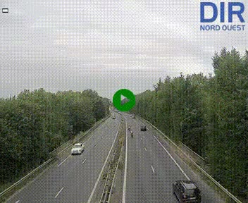Webcam sur le périphérique de Caen (N814) à l'est de la ville, à Mondeville hauteur de la sortie 2, Presqu'île-Rives de l'Orne, au bout de l'autoroute A13