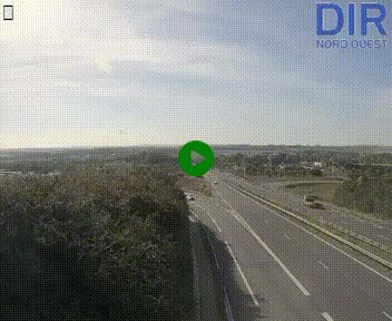 Webcam au début de l'A84 sur le périphérique Ouest de Caen (N814) à hauteur de la sortie 9, Porte de Bretagne