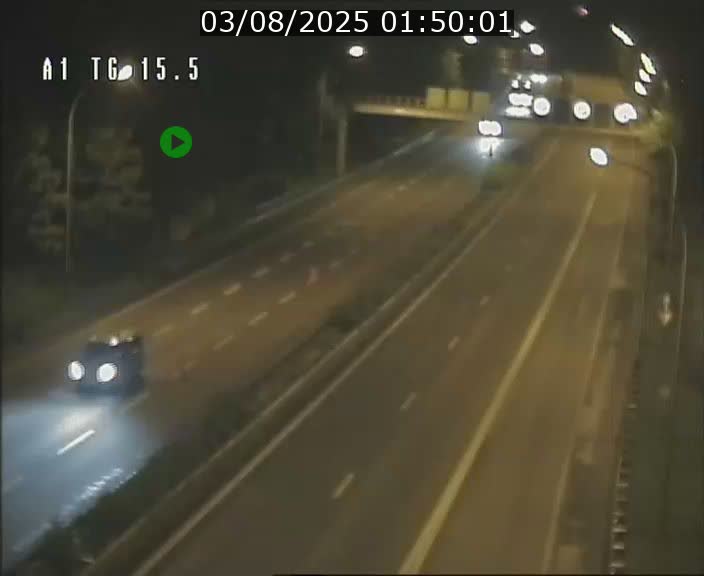 Traffic live webcam Luxembourg Munsbach - A1 direction Luxembourg - BK 15.5