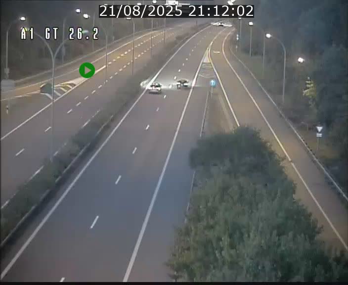 Traffic live webcam Luxembourg Grevenmacher - A1 direction Allemagne - BK 26.2