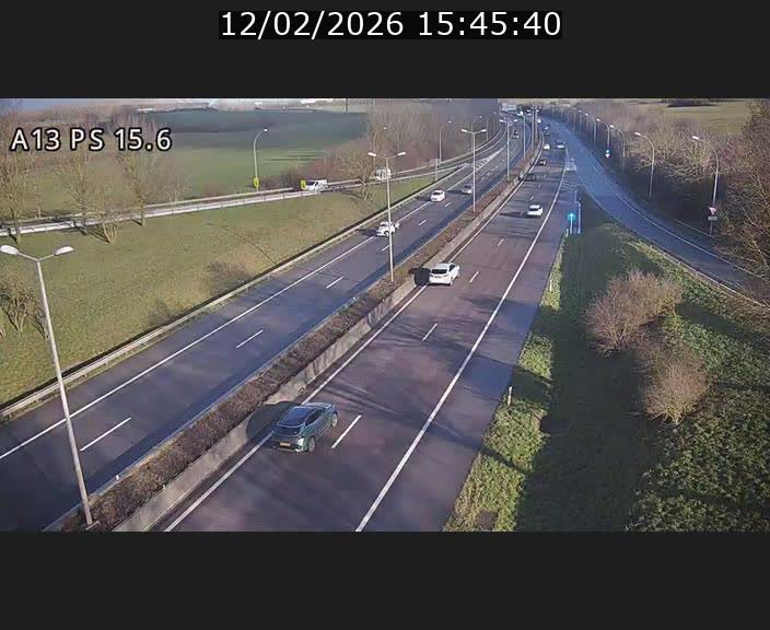 Traffic live webcam Luxembourg Kayl - A13 direction Dudelange - BK 15.6