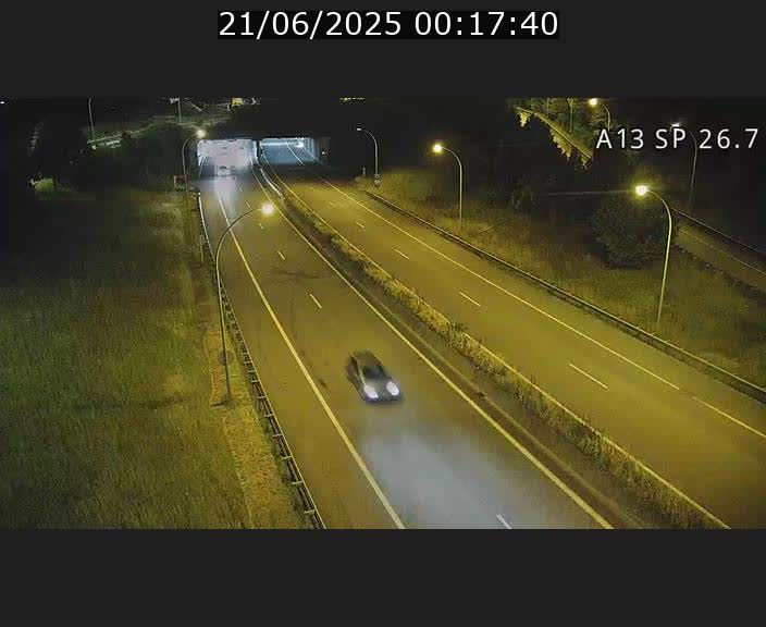Traffic live webcam Luxembourg Frisange - A13 direction Luxembourg-ville - BK 26.7