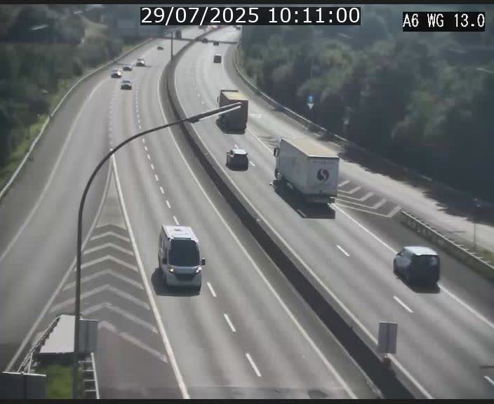 Traffic live webcam Luxembourg Mamer - A6 - BK 13 - direction Luxembourg/France/Allemagne