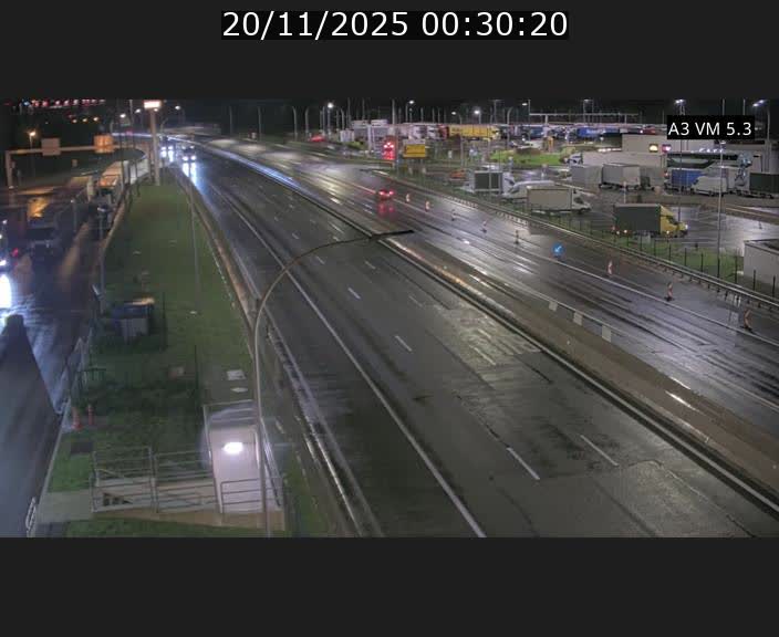 Traffic live webcam Luxembourg Aire de Berchem - A3 - BK 5 - direction France