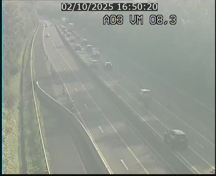 Traffic live webcam Luxembourg Bettembourg - A3 - BK 8.3 - direction France