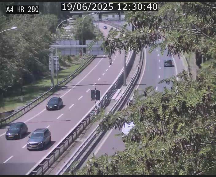 Webcam traffic A4 Luxembourg - BK 0.2 - P+R Bouillon (direction Luxembourg)