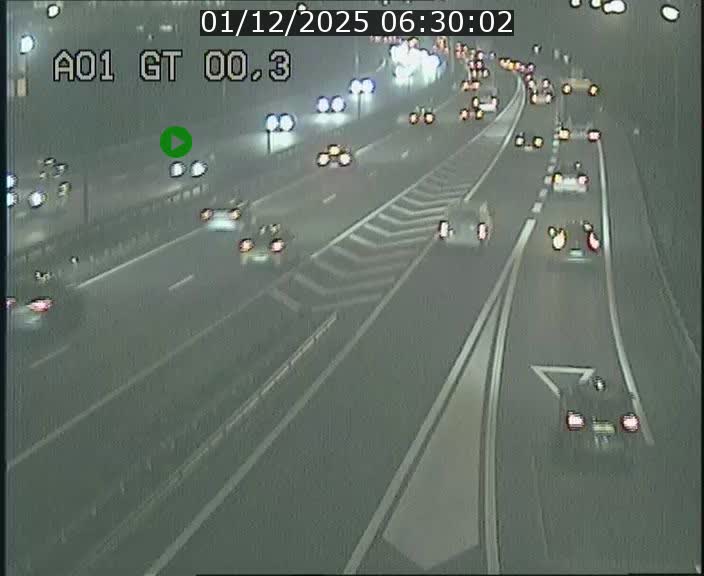 Traffic live webcam Luxembourg Croix de Gasperich - A1 direction Kirchberg - BK 0.3