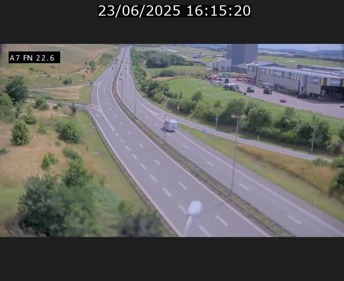Caméra trafic Luxembourg - A7, Colmar-berg direction Mersch