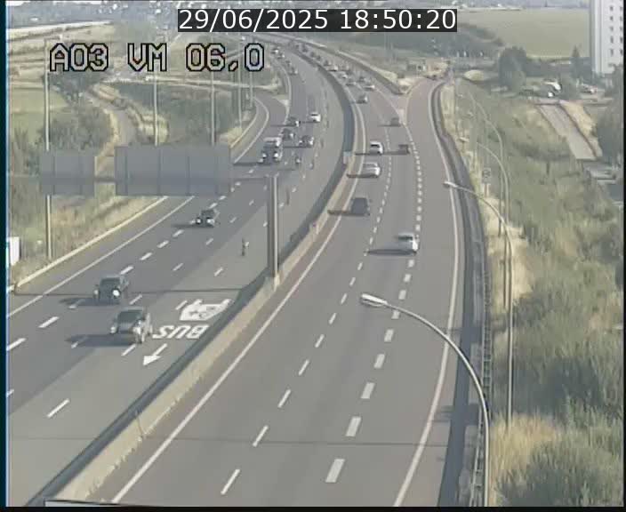 Traffic live webcam Luxembourg Aire de Berchem - A3 - BK 6 - direction France
