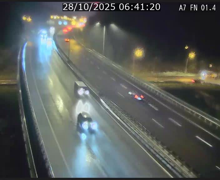 Caméra autoroute Luxembourg A7 - Tunnel Stafelter - direction Echangeur Grünewald