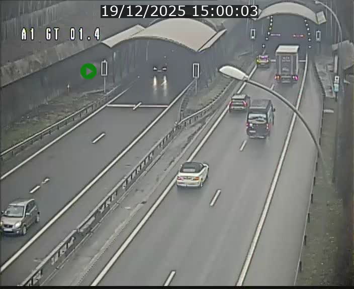 Traffic live webcam Luxembourg Hesperange - A1 direction Kirchberg - BK 1.4